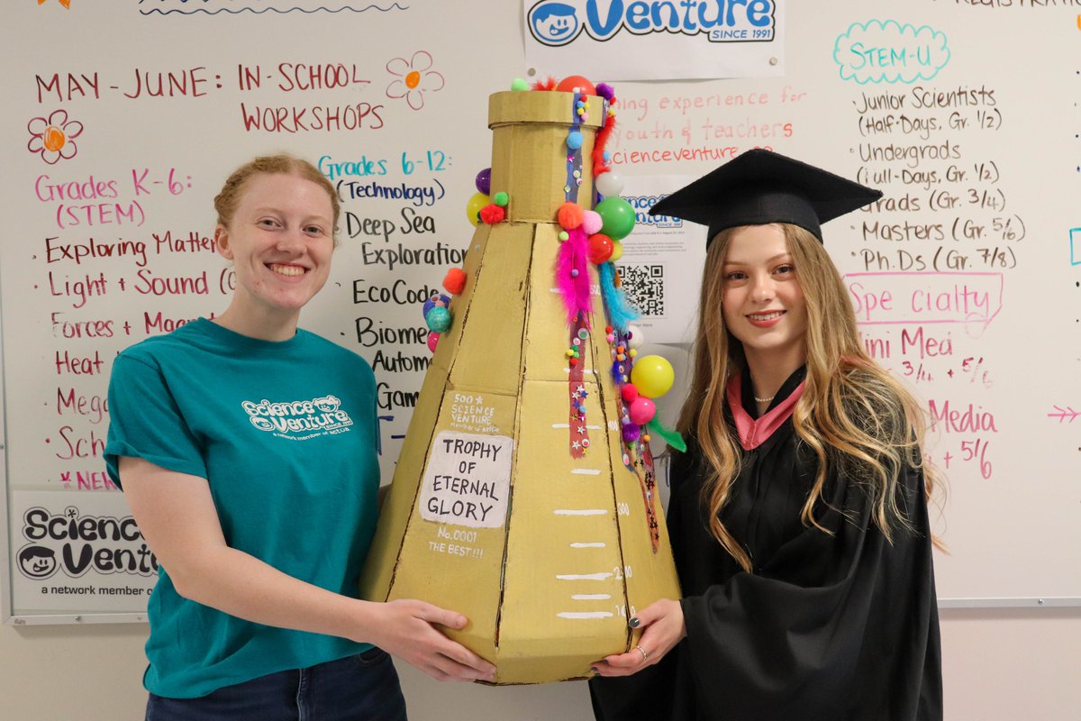 Congratulations to Paige Thompson on her graduation with her Bachelor of Music Education today! Paige has been a wide variety of roles at SV over the years and will be entering UVic's Secondary PDP program in the Fall. 🥳 #uvicgrad2023