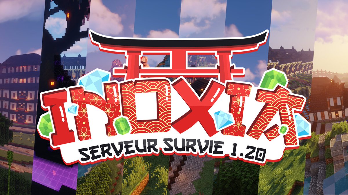 🌸Le serveur minecraft INOXIA, en 1.20, ouvre demain à 12H00 ! C'est en vanilla (no mod/plugin, sauf un spawn/home/authme/voice proxi et protection des coffres). Tout le monde est le bienvenue ! Le but est de s'amuser ensemble, dans le chill et la joie. 1/2 

#vtuber #vtuberfr ♥