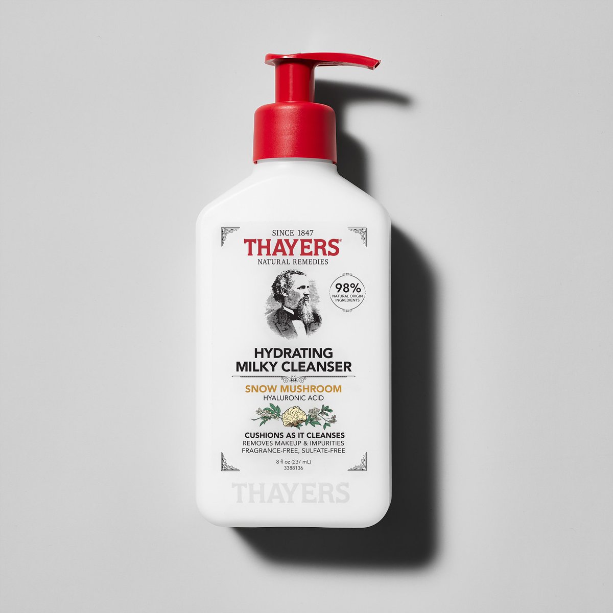 sensitive skin…? we’ve got a cleanser for you. made with snow mushroom & hyaluronic acid, our creamy milky cleanser leaves skin feeling softer and smoother 💦 🛒 #thayersmilkycleanser is available at 🎯 @Target #thayers #toner #milkyskin