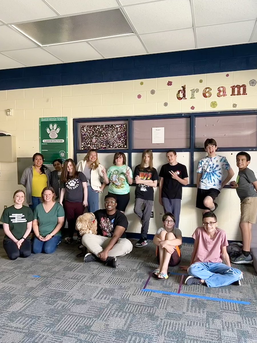 MrsOffman's tweet photo. What a wonderful year! 
Have a great summer! 
@BakerMiddle https://t.co/o10pU7r9vd
