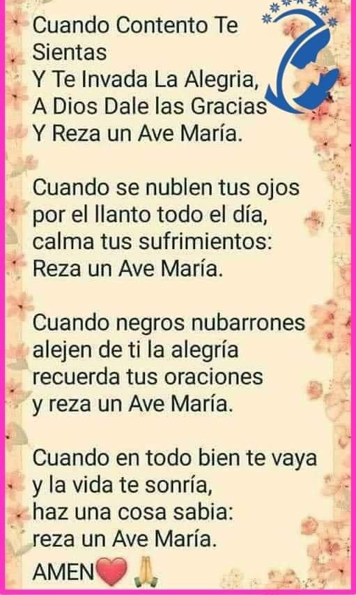 Dios te Salve María...
