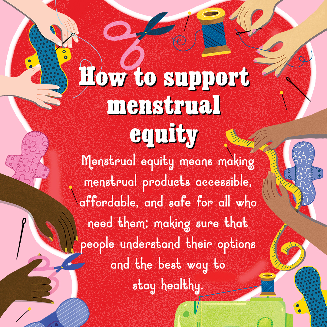 Check out our tips on how to support menstrual equity from #CodeRed by @JMCwrites!