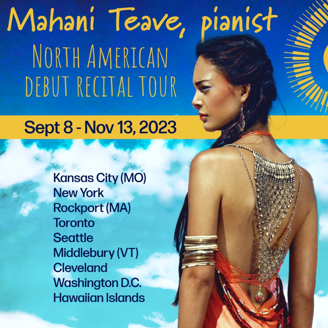 BIG NEWS that I'm finally able to share... I'm coming to the States in the Fall for my debut North American Recital Tour! Educational & book events TBA. More Info: bit.ly/444XAok @TokiRapaNui @SourcebooksKids @E_Dworkin @SteinwayAndSons