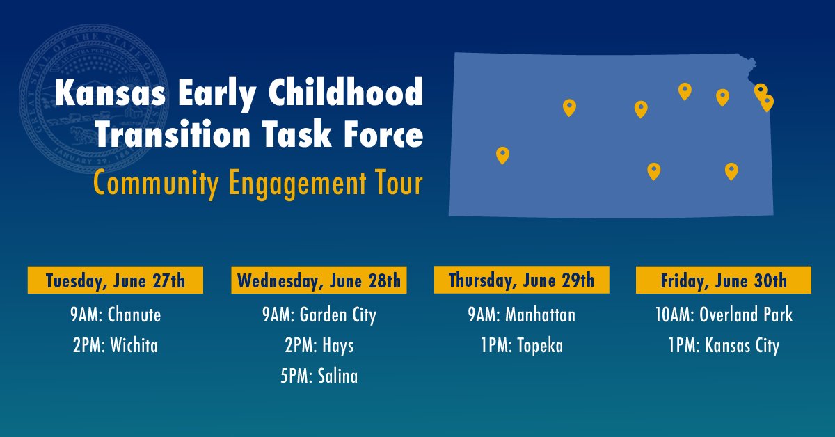 Families and communities across Kansas are facing challenges accessing quality child care and early childhood services. The Kansas Early Childhood Transition Task Force wants to hear your experiences navigating the state’s system of programs.