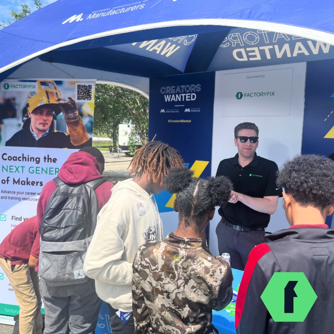 Next stop, Atlanta! 📍ATL students, the Creators Wanted Tour is coming to you June 20-22. Stop by the FactoryFix tent to learn about the many benefits of joining the manufacturing industry and kick-start your career journey!

#FactoryFix #CreatorsWanted #Atlanta #JobOpportunities