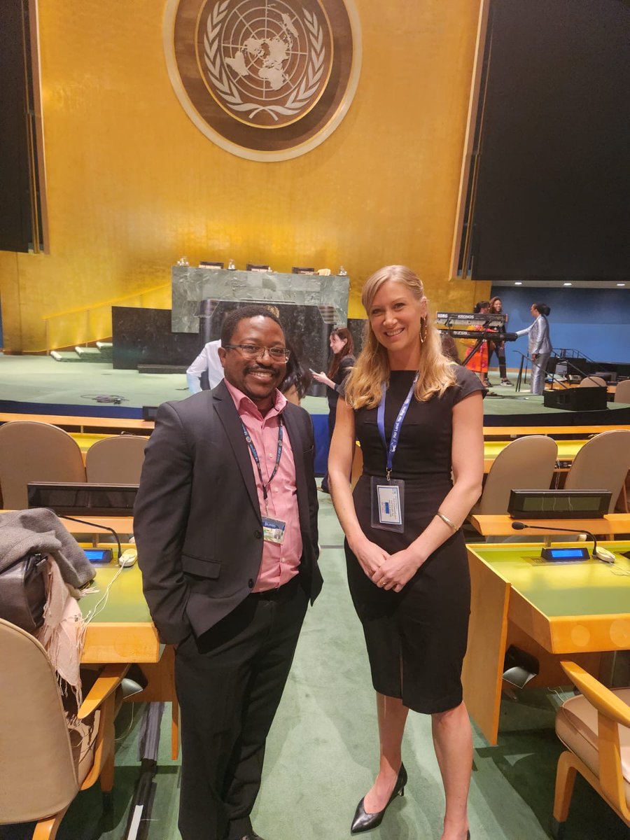 Stand4HerLand's tweet photo. We're live from @UNCCD's commemoration of #DesertificationAndDroughtDay! Honored to join this day to mark our commitment to women's #LandRights as a tool against a changing planet ⛰️🌊

Joined by @RebeccaEveLandy of Int'l Senior Lawyers Project &amp; Venge Nyirongo of @UN_Women. https://t.co/KhONAU9eMv