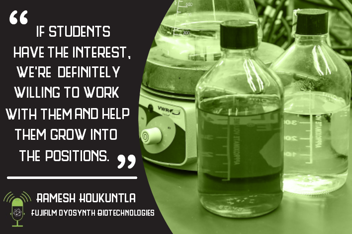 In this episode, we discuss entry level positions at FUJIFILM Diosynth Biotechnologies and the kinds of education, skills, experiences, and character traits they look for when they are #hiring. 🎧 lnkd.in/gubCCZhD 
#biotech #bioscience #lifesciences #careeradvice