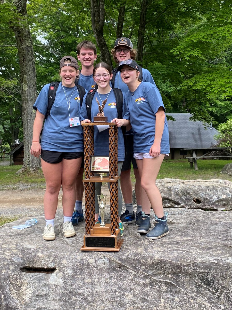 HCPSchools's tweet photo. Last month we shared with you that the North Harford High School Team won the Harford County Envirothon and was moving on to the state-level competition. Today,  they placed first in the state! Next they travel to Canada, where they will represent Maryland!
Great job Hawks! https://t.co/zWnl2VL3RG