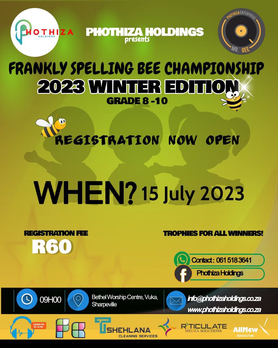 MrCatalystCoC's tweet image. Spelling Bee Championship…
#education 
#winterEdition