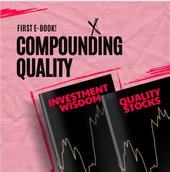 Compounding Quality's first e-book is ready! It will be published on Amazon soon (price: $30). Today I am giving it away for free. To receive it: 1️⃣ Follow us (so I can DM you) 2️⃣ Retweet this tweet 3️⃣ Reply 'Book' below