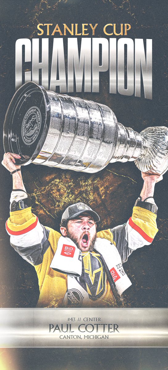 📲 Paul Cotter is a Stanley Cup Champion 🖥
