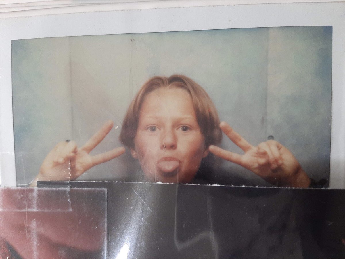 deadlyauntera's tweet image. When I say I'm visibly queer, this is what I mean: my body itself exists in an "in between" &amp;amp; has for as long as I can remember. People like me are celebrated in Indigenous communities. I'm grateful to have a mom who celebrated me. Every kid deserves that. 🧡 #2spirit #PrideMonth