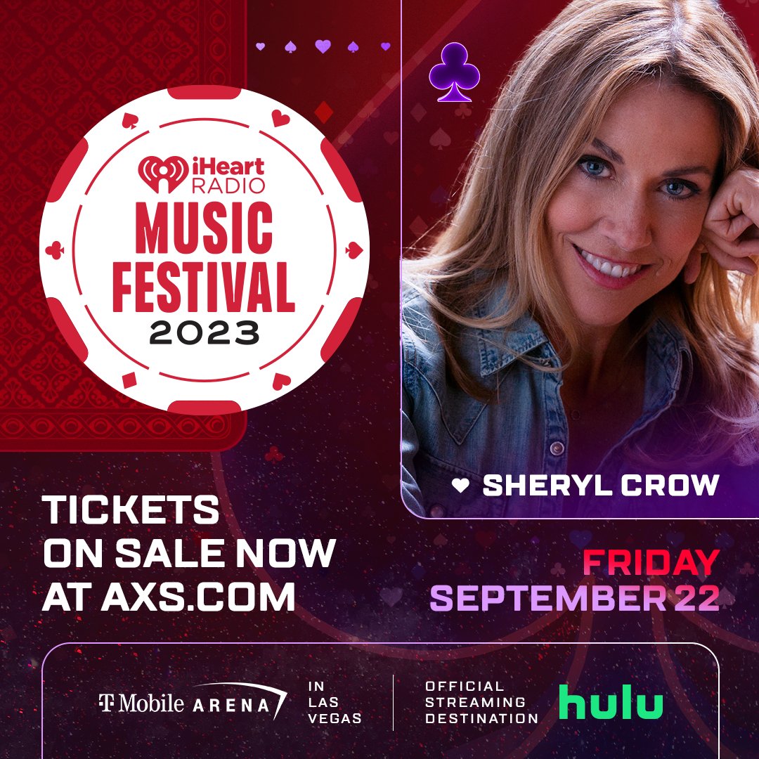 SHERYL'S PLAYING iHEART - TICKETS AVAILABLE NOW! Who's coming to Vegas? Get your @iHeartRadio Music Festival tickets here: AXS.com #iHeartFestival Team Sheryl