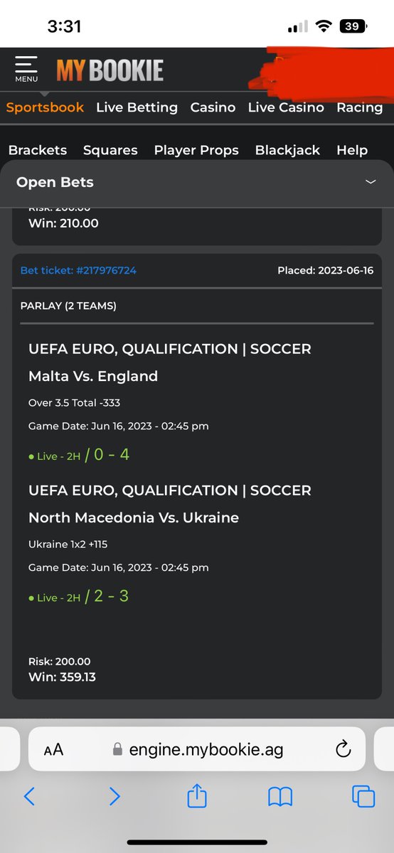 Little footy winner‼️ ✅🎯 Shout out @ProfitVIPs for the 🔒 #gamblingtwitter #Parlay #EURO2024 #FIFA23 #sportsbettingpicks