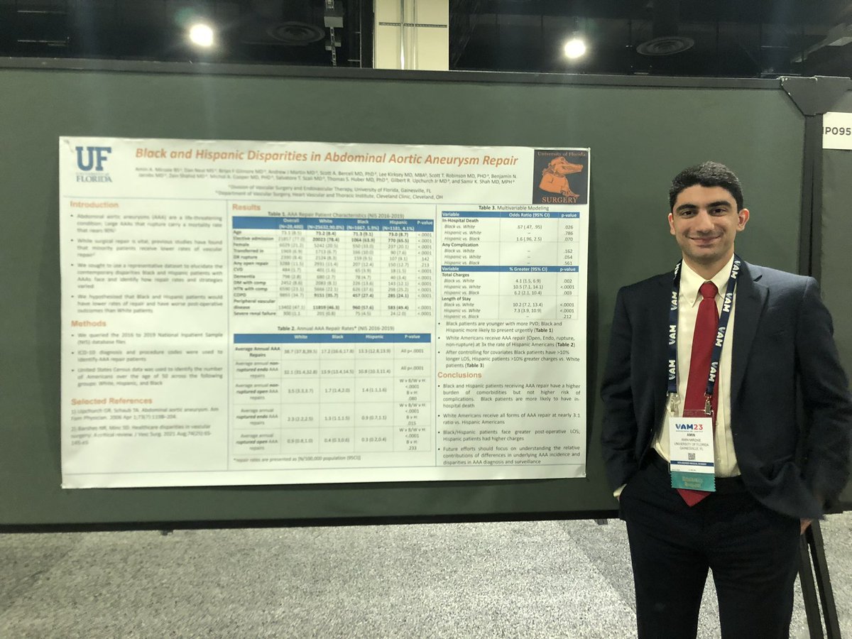 UF Vascular (@ufvascular) on Twitter photo Congratulations to Brian Fazzone & Amin Mirzaie on their poster presentations!! #VAM23 <a href="/scrobtweets/">Scott Robinson</a> <a href="/SamirKShahMD/">Samir Shah</a> <a href="/VascularSVS/">Society for Vascular Surgery</a> <a href="/UFSurgery/">UF Surgery</a> <a href="/UFSurgResidents/">UF Surgery Residents</a> Congratulations to Brian Fazzone & Amin Mirzaie on their poster presentations!! #VAM23 <a href="/scrobtweets/">Scott Robinson</a> <a href="/SamirKShahMD/">Samir Shah</a> <a href="/VascularSVS/">Society for Vascular Surgery</a> <a href="/UFSurgery/">UF Surgery</a> <a href="/UFSurgResidents/">UF Surgery Residents</a>