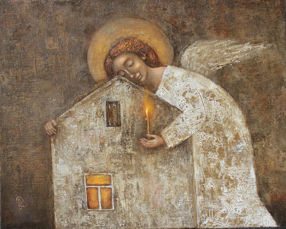 Visit this house, we #pray you Lord:
drive far away from it all the snares of the enemy.
May your holy #angels stay here & guard us in peace,
& let your blessing be always upon us.
Through #Christ our Lord.

The Lord grant us a quiet night & a perfect end.

#Compline #SacredHeart