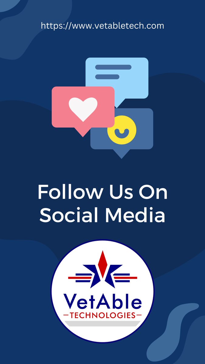 VetAbleTech's tweet image. Find us, follow, and share!
#FollowUsFriday #vetabletech #sdvosb
#facebook #instagram #linkedin