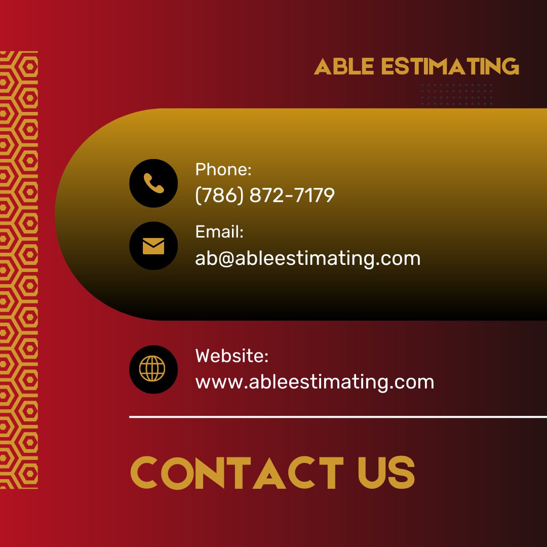 Reach out to us today for a free quote tailored to your project's needs. 📞💬📈

ABLE Estimating® || ableestimating.com || 786 872 7179

#constructionworker #constructionindustry #contractors #remodeling #concrete #Building #Sandiegostate #happyfathersday2023