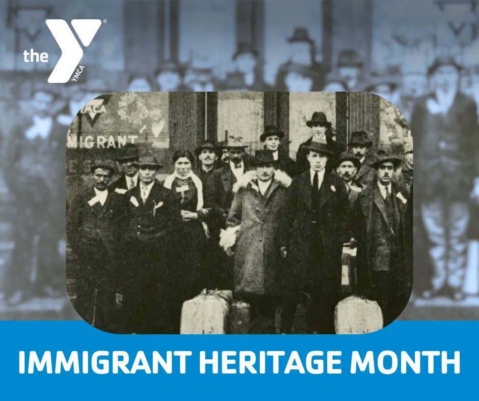 June is Immigrant Heritage Month! The Y has a long history of helping immigrants integrate into new communities. The Y was 1st US organization to offer English as a Second Language (ESL) classes to immigrants. #CelebrateImmigrants #YForAll 📷: @yarchives