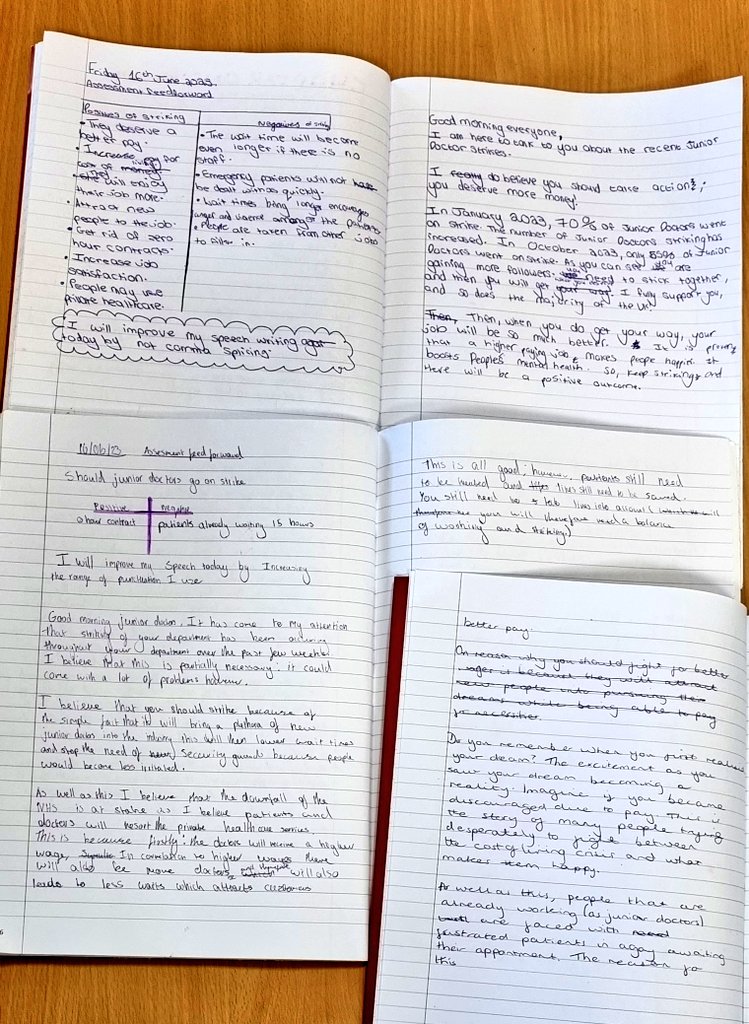 Wath_English's tweet image. Well done to 8L1 for having a growth mindset and using feedback from their recent speech assessment to improve their next attempt. #growthmindset #worldclasslearning 😇