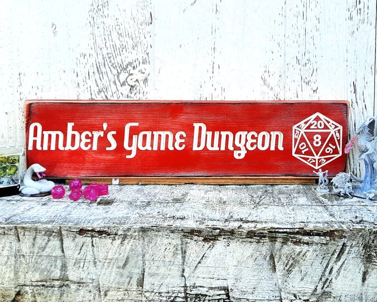 Thanks for the kind words! ★★★★★ 'It’s a birthday gift for a friend. It turned out pretty good.' stace etsy.me/42JFze6 #etsy #unframed #kitchendining #woodensign #carvedsign #distressedpaint #customcarvedsigns #southernmadesigns #dungeonsanddragons #dnddungeonm