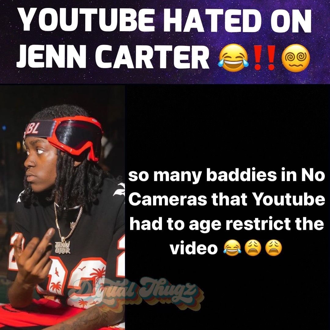 SMH YouTube restricted #JennCarter New Video ‼️ 

#Bronxdrill #nydrill #Kayflock #icespice
#DDOSAMA #PLEASEDONTLACK #nychiphopnews #Hiphopnews #dthang #MurdaB #KenzoB #Digitalthugz #Sugarhillddot #pphilms