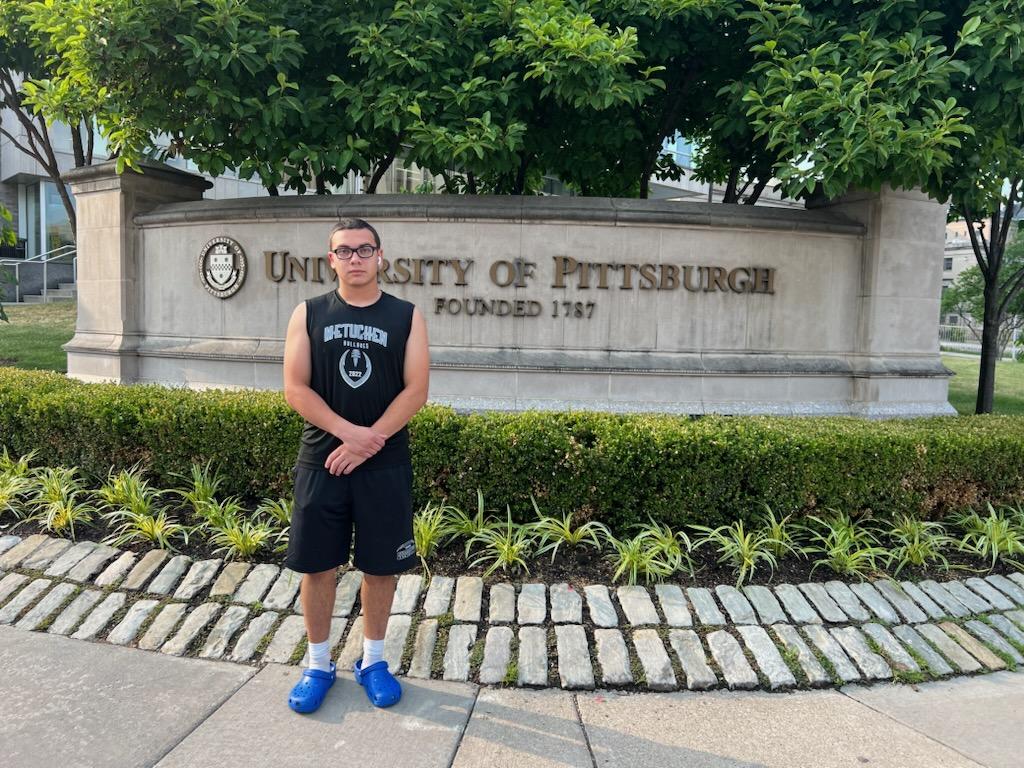 Excited for tomorrow. Walked around campus today. Time to compete! @Pitt_FB @CoachTimSalem @metuchenhsfoot1 @CoachDuzzPittFB @CoachAPowell #classof2025 #runningback #Panthers