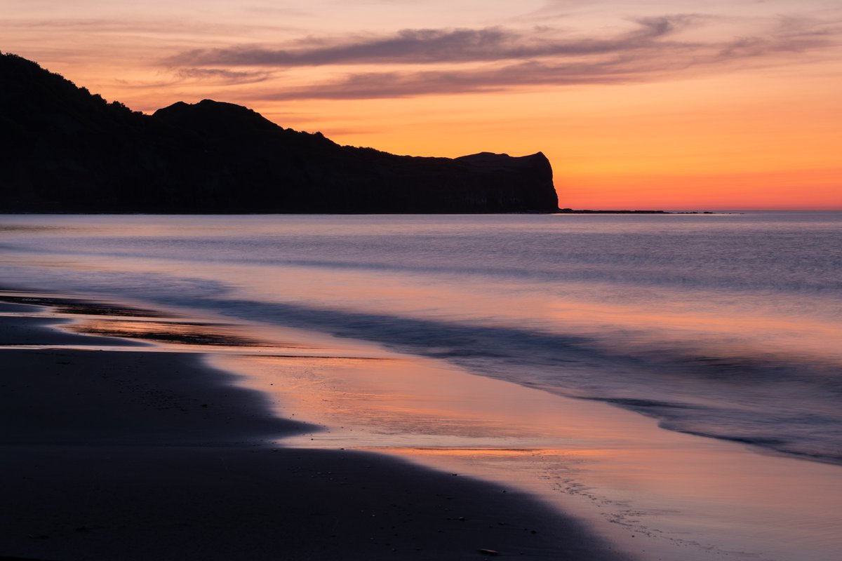 Tonights afterglow at Sandsend.