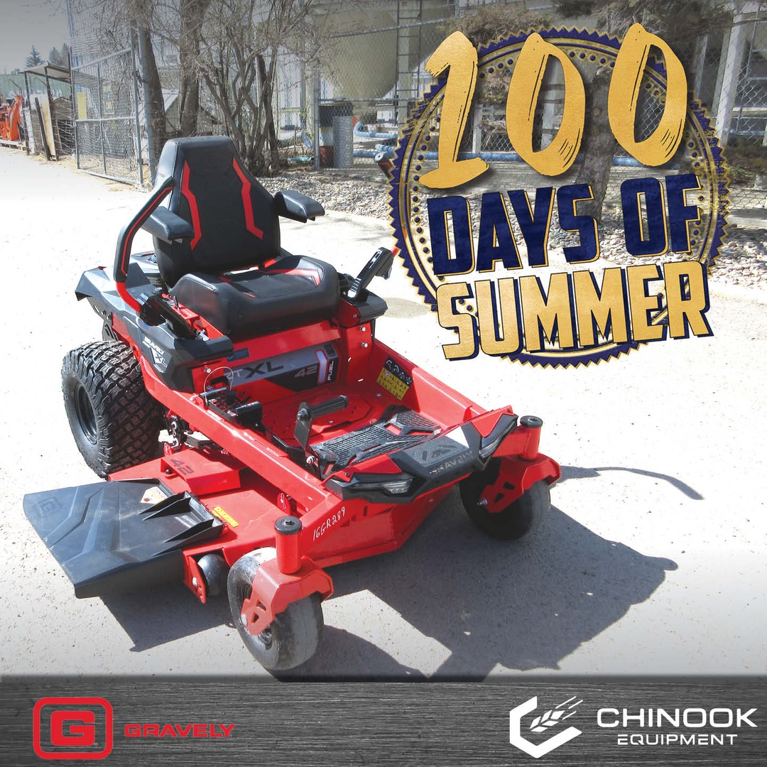 Introducing the Chinook Equipment 100 Days of Summer!

Save HUGE on Chinook Equipment brands during the heat of summer!

Contact your local Chinook Equipment Dealership today to take advantage of the 100 Days of Summer Sale!

chinookequipment.ca