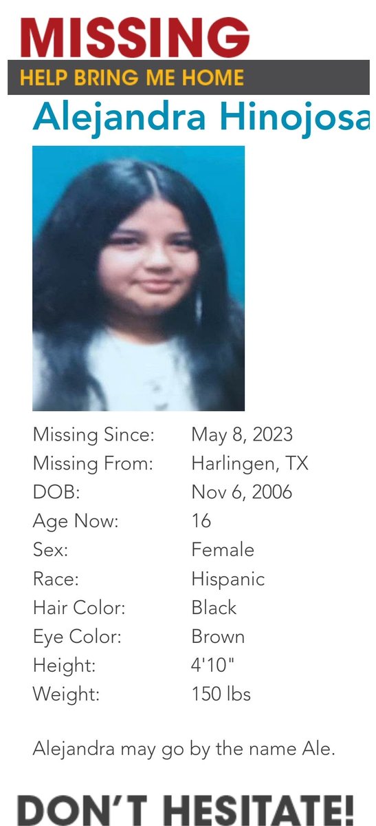 #Missing #missingchild #MissingPerson  #missingkid #missingteen #saveourchildren #savethechildren #protectthechildren #ProtectTheKids #ProtectTheChildren #Texas #harlingentx