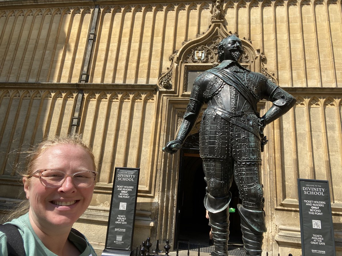Checked a major item off of my academic bucket list today and spent the day reading and writing in the <a href="/bodleianlibs/">Bodleian Libraries</a> at <a href="/UniofOxford/">University of Oxford</a>. A dream come true. Total perfection. ❤️📚