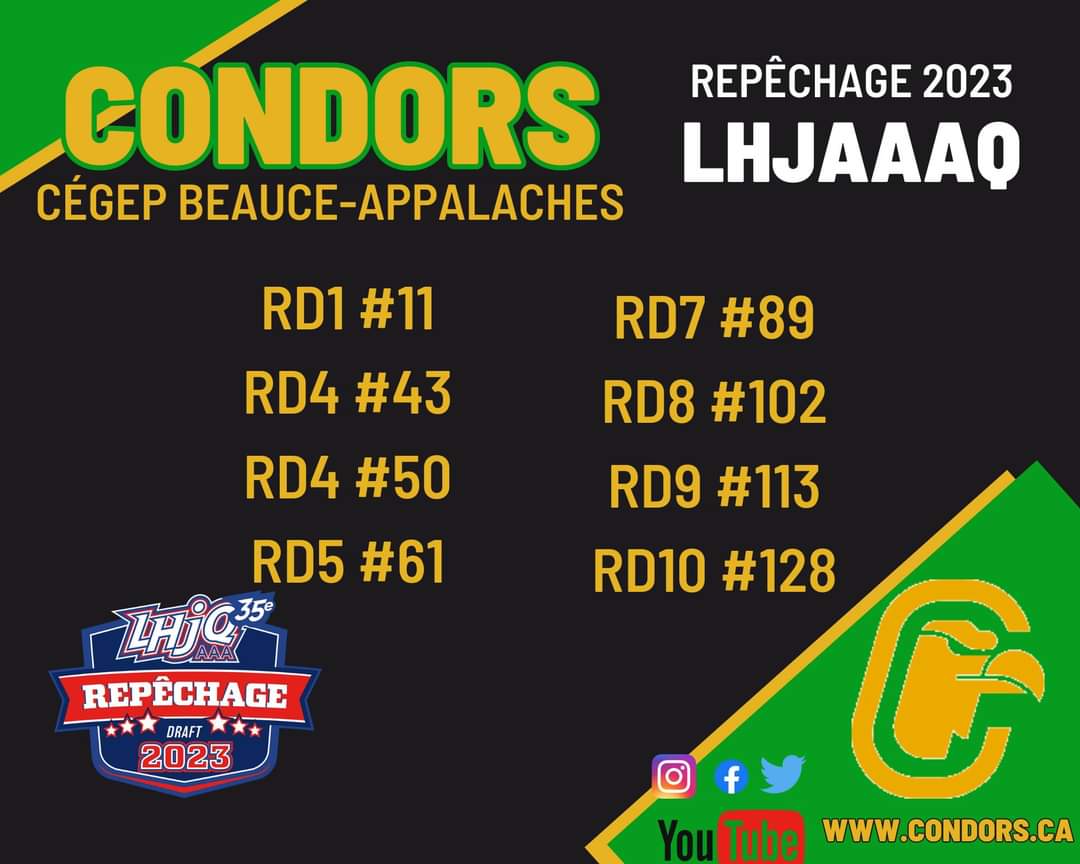 Condors hockey du Cégep Beauce-Appalaches tweet media