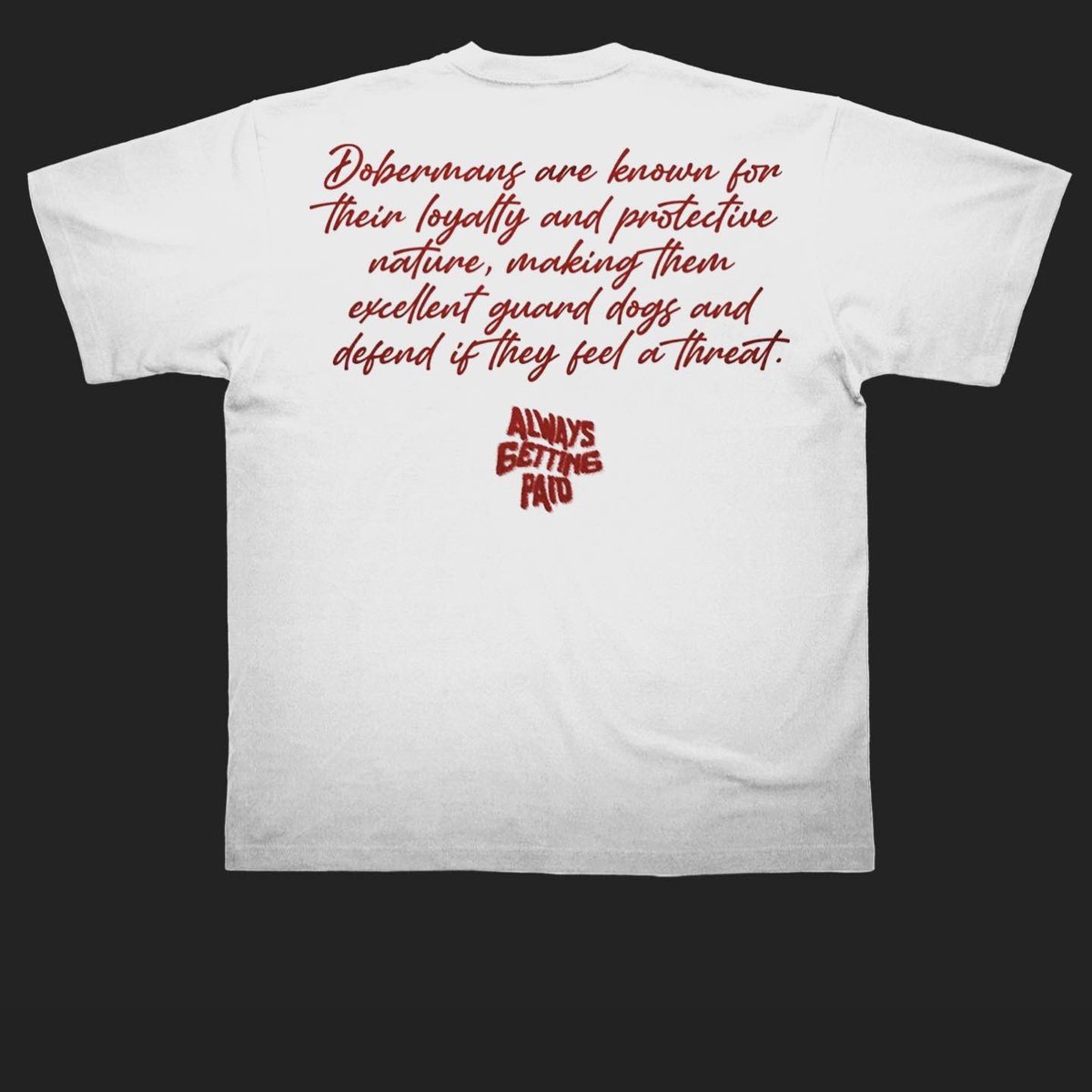 Double sided Dobermans t shirt