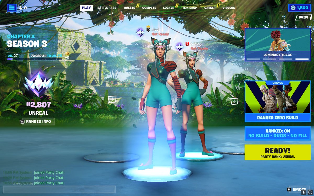 xivyfn's tweet photo. Unreal Zero Build w/@funiorfn LFG OMG OMG STILL FA BTW https://t.co/zmzNJvdjz8
