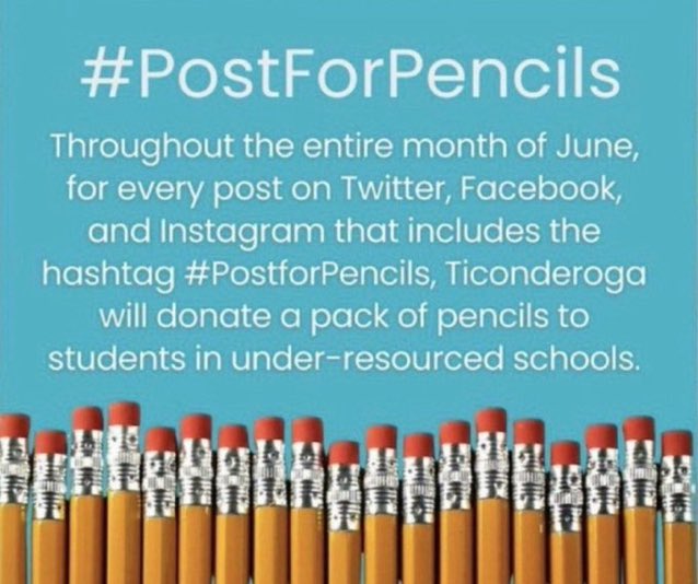 #PostForPencils ✏️💙🙌🏻