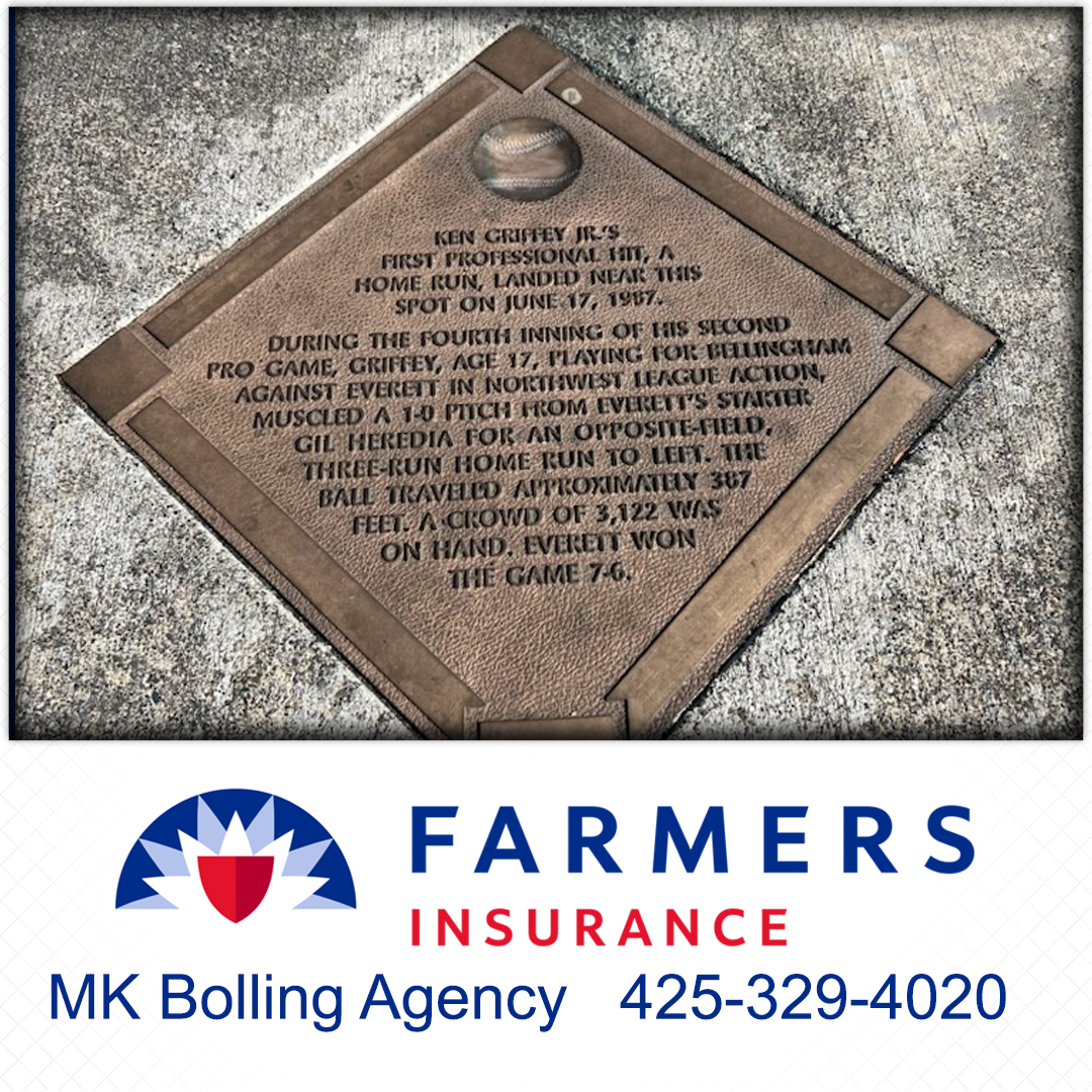 Everett AquaSox (@everettaquasox) on Twitter photo 37 years ago, Ken Griffey Jr hit his first ever professional home run while playing for the Bellingham M's in Everett. Retweet this post today you could win 4 tickets to the Friday, July 1st game and a KGJ collector's item courtesy of MK Bolling Agency <a href="/WeAreFarmers/">Farmers Insurance</a> 37 years ago, Ken Griffey Jr hit his first ever professional home run while playing for the Bellingham M's in Everett. Retweet this post today you could win 4 tickets to the Friday, July 1st game and a KGJ collector's item courtesy of MK Bolling Agency <a href="/WeAreFarmers/">Farmers Insurance</a>