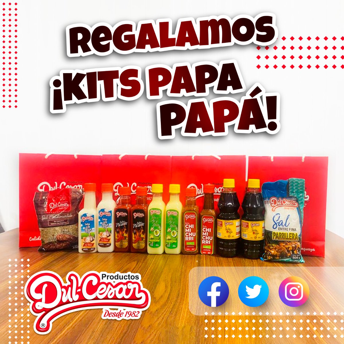 DulCesarPy's tweet photo. ¡Sorteo! 💥

Toca mimar a papá por su día 🤩 

Participa: 
🔺Seguí la página 
🔺Dale RT 
🔺Menciona a un amigo/a

Y listo ✅ salen los dos ganadores.

Suerte para todos 🥳

Fecha de sorteo 20/06 https://t.co/tlm6DMaQZm