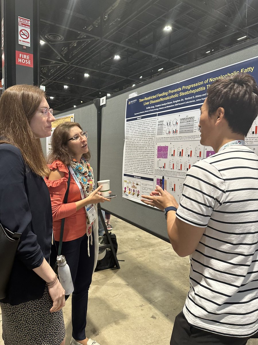 Division of Endocrinology (@endohopkins) on Twitter photo 👏🏼Dr Ik-Rak Jung from <a href="/skim175/">Sangwon F Kim, PhD</a> lab presenting his work on time-restricted feeding and NAFLD/NASH at #ENDO2023! <a href="/TheEndoSociety/">Endocrine Society</a> 👏🏼Dr Ik-Rak Jung from <a href="/skim175/">Sangwon F Kim, PhD</a> lab presenting his work on time-restricted feeding and NAFLD/NASH at #ENDO2023! <a href="/TheEndoSociety/">Endocrine Society</a>