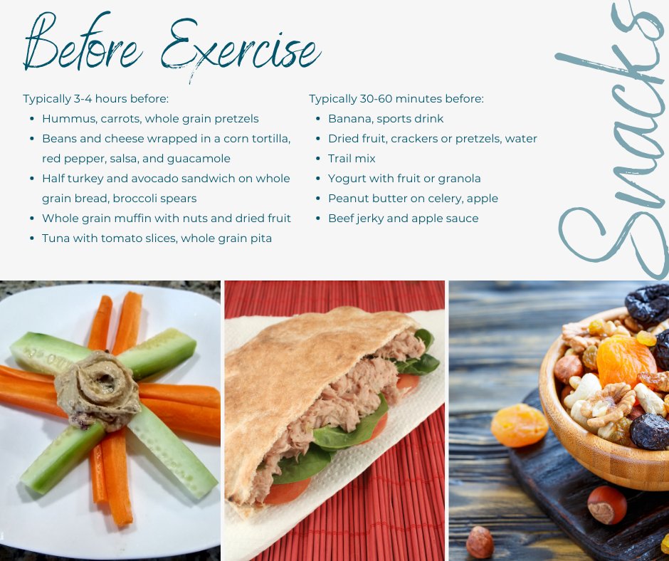 e7sportsmed's tweet photo. Are you fueling your body properly?
Here are some great ideas for pre exercise snacks!
Got questions? Let us know!
#elite7 #e7advantage #e7sm https://t.co/pdfFXE3wx8