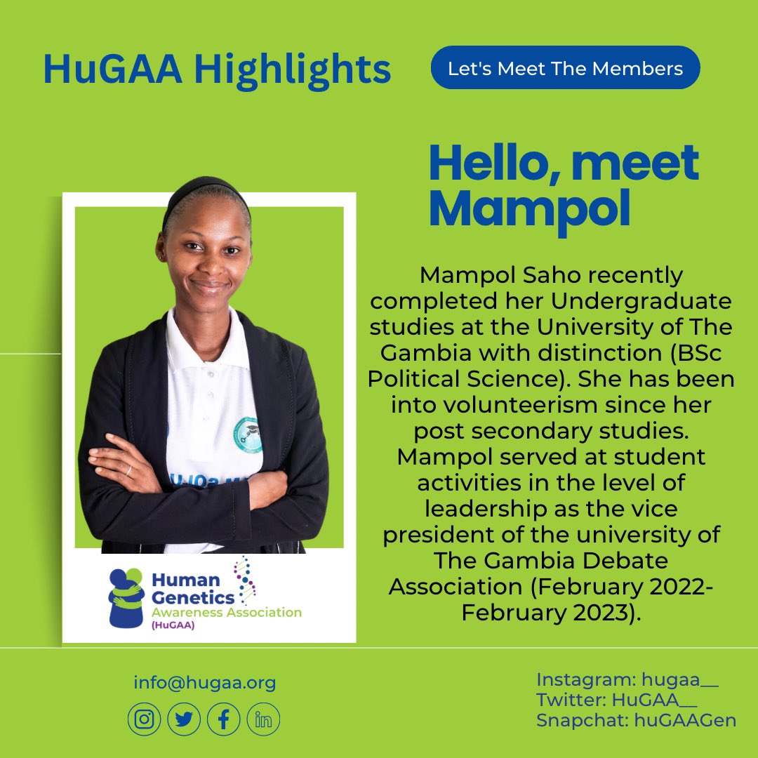 HuGAA presents its members ! Meet Mampol 😊