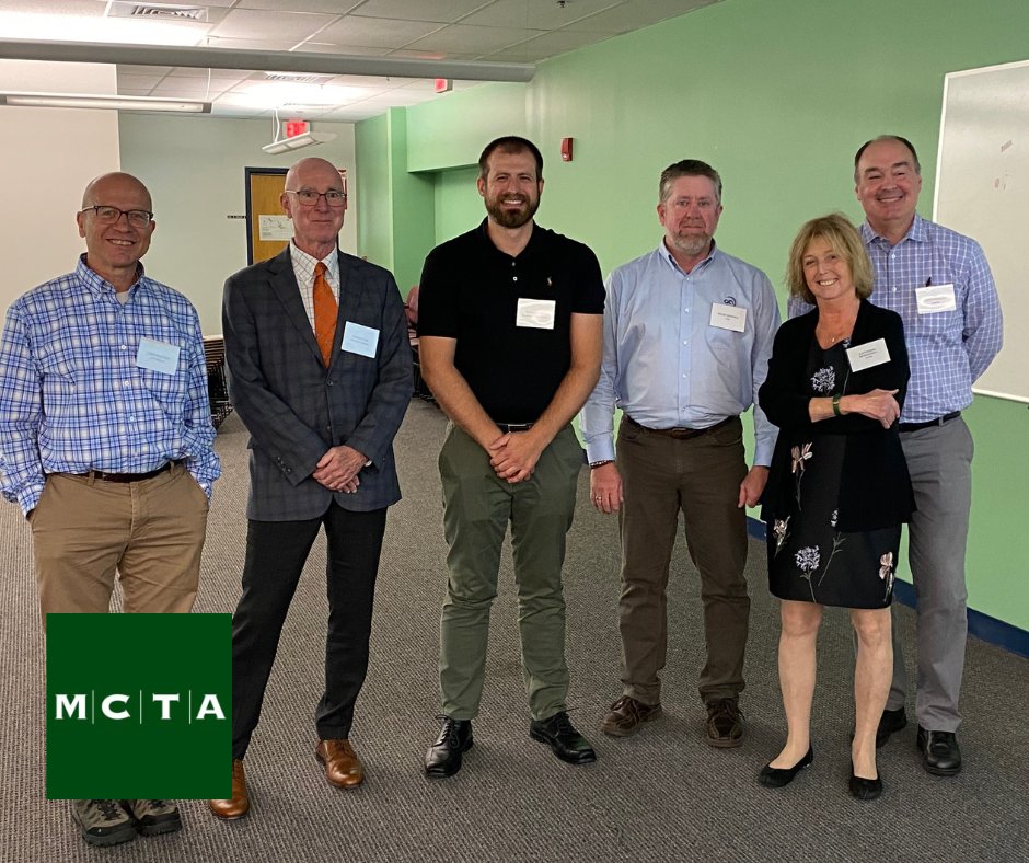 Thanks to Chris Rascher, EPA, Bob Cox, Bowditch &amp; Dewey; Steve, Slosz, MassDEP; and Brian Morrill from GZA for helping make MCTA's 6-15 𝙥𝙧𝙤𝙜𝙧𝙖𝙢 𝙖 𝙨𝙪𝙘𝙘𝙚𝙨𝙨! MCTA Exec. Director Katherine Robertson and Program Host Kevin Horgan from DuPont are pictured on the left.
