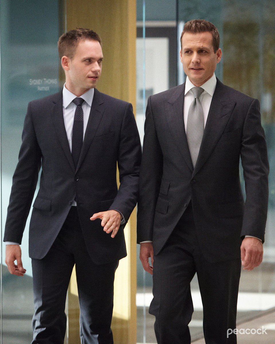 Is there anything better than a Harvey and Mike walk and talk? Suits is streaming now on @Peacock.