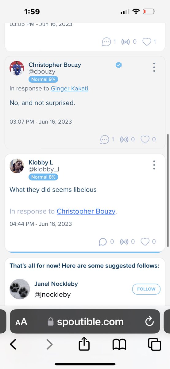 @nonofyourbswx And fuck Klobby -libelous? Really? You’re talking to Bouzy, the libel louse. Besides, aren’t they concerned for safety? Or the fact “their leader” is lying to them