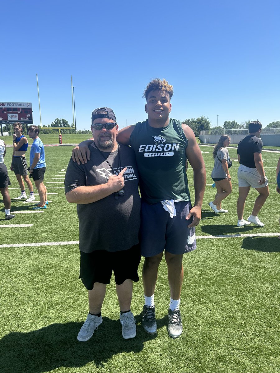 Had a good at the snu camp love the opportunity to get better ‼️‼️<a href="/footballedison/">Edison Prep Football</a> <a href="/CoreyRowlandJR/">Corey rowland jr🌟</a> <a href="/SNUFootball/">SNU Football</a> <a href="/Coach_Indy/">Indy Siehndel</a>
