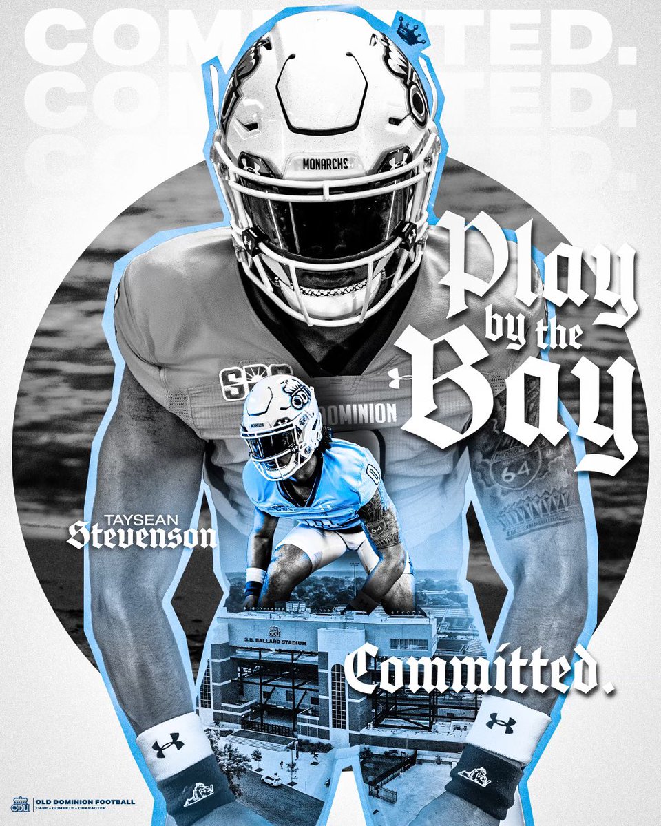 1,000% COMMITTED !!! 🙏🏽 
#ReignOn #ScudOn #GoMonarchs @ODUFootball @RickyRahne @Coach__Seiler @CoachBlunt10 @757team @hatfieldsports 
@EdOBrienCFB