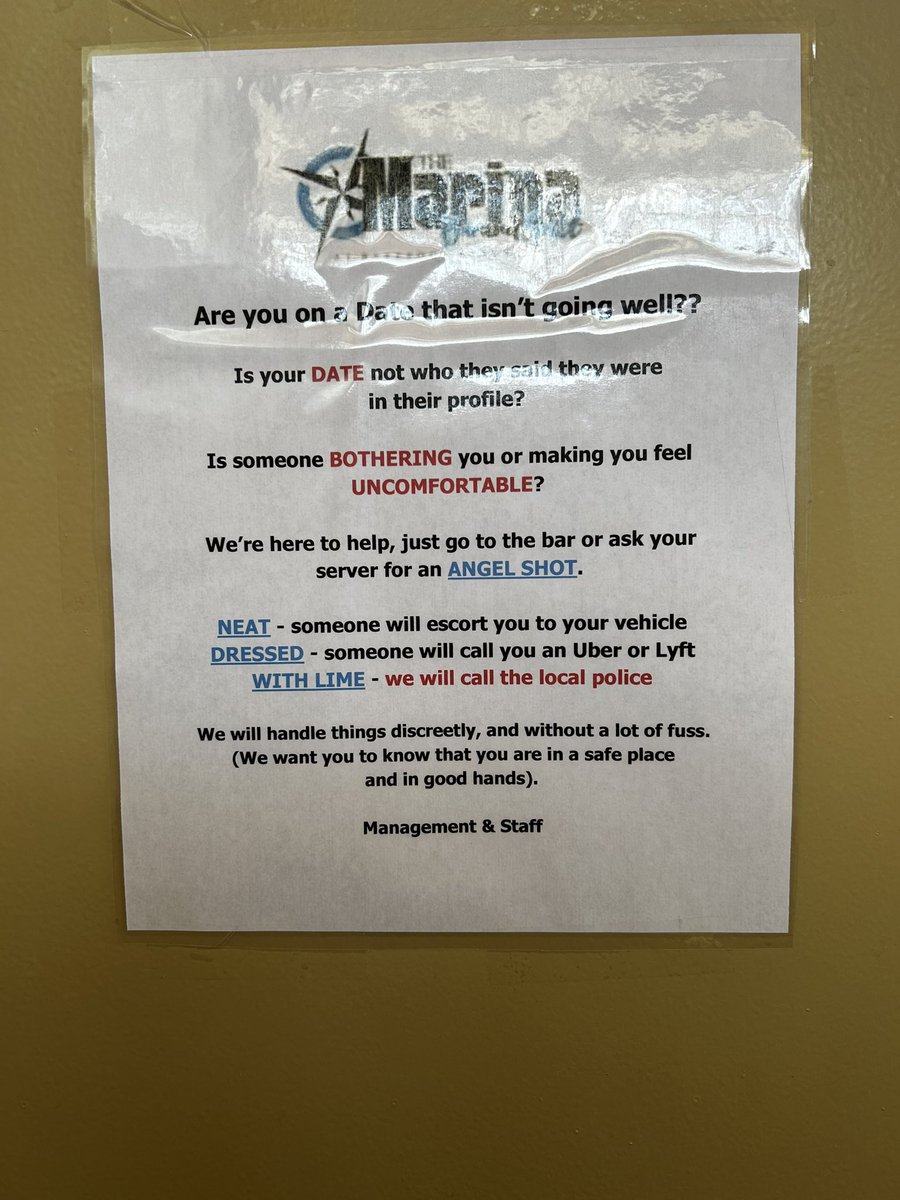 Very impressed to see this in the ladies loo (rest room for any US readers). Wish more organisations did the same
