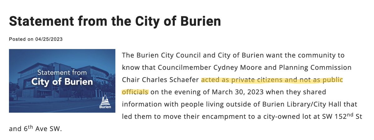 I forgot one of the strangest aspects of the Council's decision to remove Schaeffer from the Planning Commission: They had already put out a statement, months before, saying that he was acting as a private citizen, not as a public official.