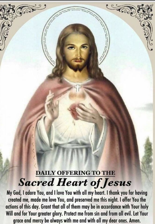 O Lord, grant us a quiet night and a peaceful end. #Compline #SacredHeartOfJesus pray for us.