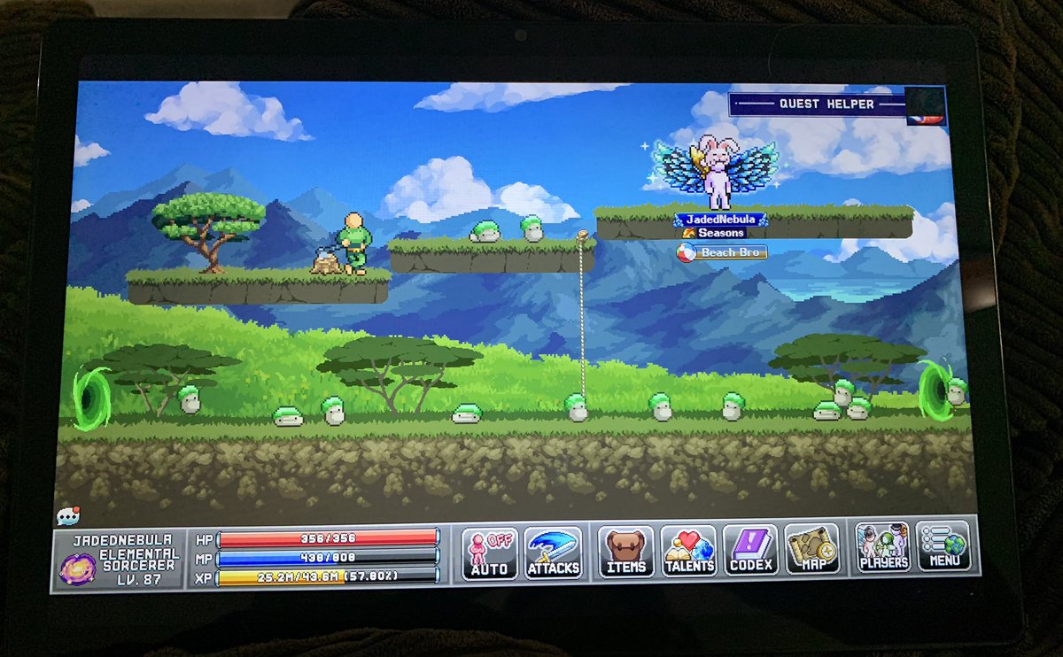 Telly_Gaga's tweet photo. I bought a tablet so I can have Legends of IdleOn running constantly ๐๐ #GAINS #idleon #legendsofidleon https://t.co/XS2L2im98z