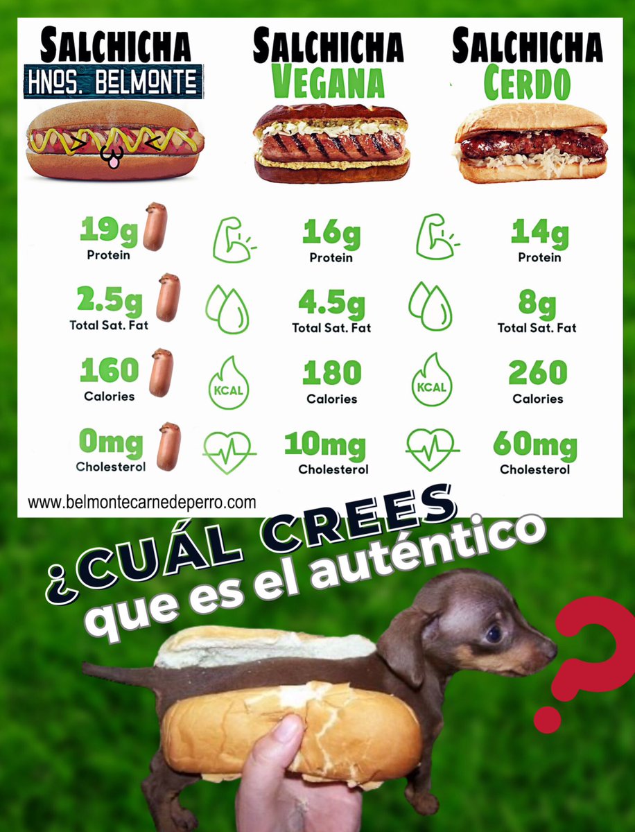 ¡¡Apoyad nuestra comisión para la exigencia a las autoridades europeas de que prohíban llamar «perrito caliente» a todos los que no lleven salchicha de perro!!
Broche de oro para un #Salchiviernes redondo 🐕🌭👏🏻🤤
RECUERDA: Si no son Belmonte no son los auténticos.